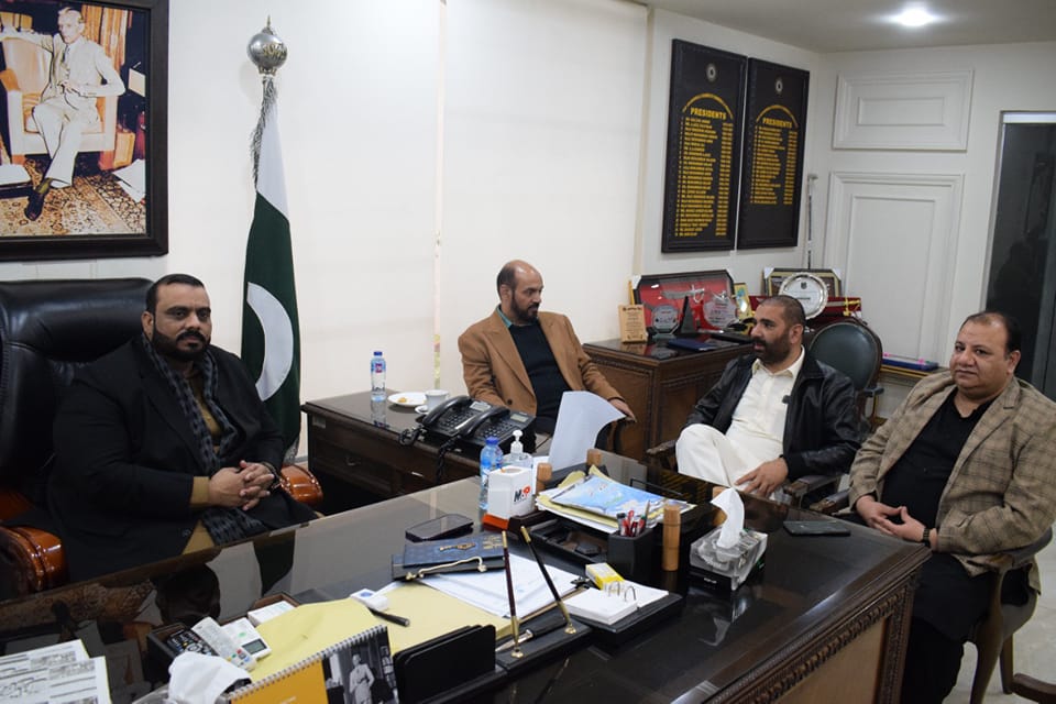 President GCCI Mr. Zia ul Haq had a meeting with Business Community.