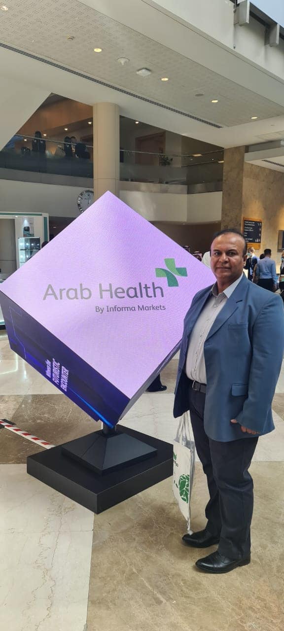 Vice President GCCI attended Arab Health Expo.