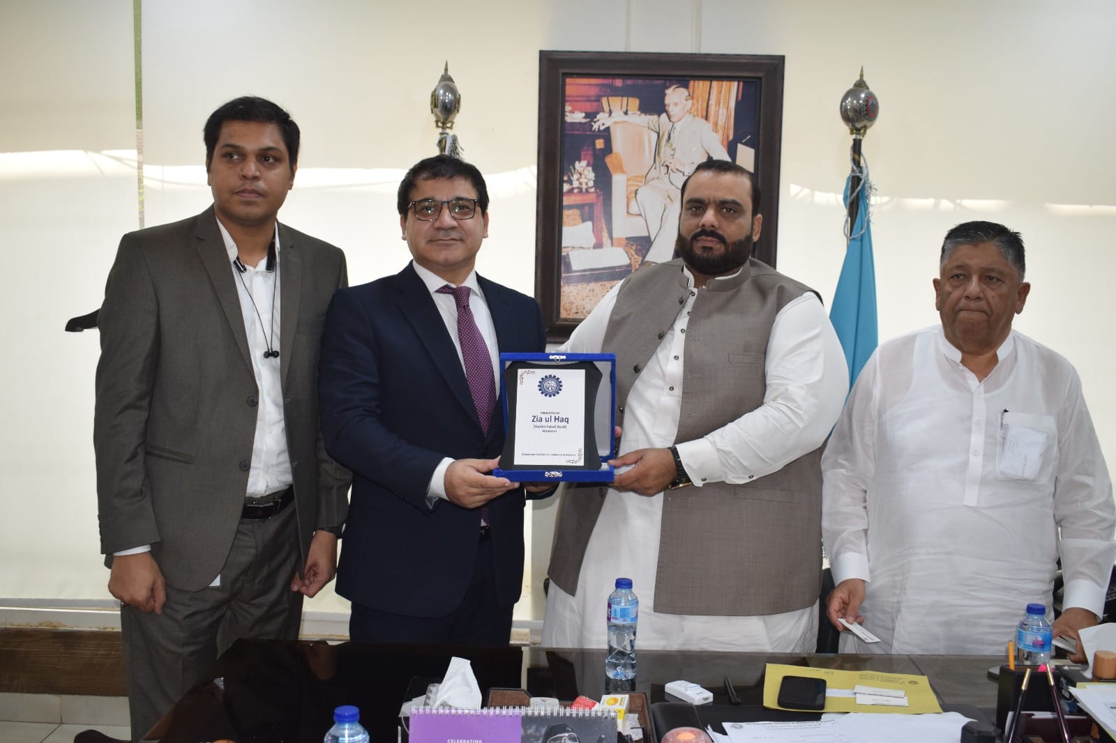 A delegation from Ufone Head Office visited GCCI.