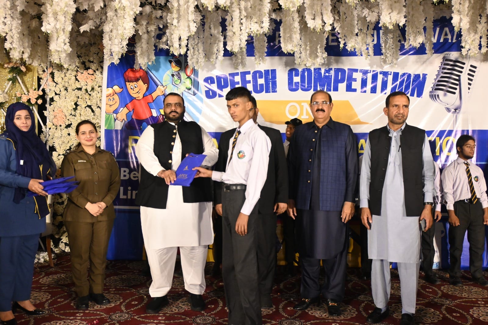 Road Safety and Narcotics Speech Competition.