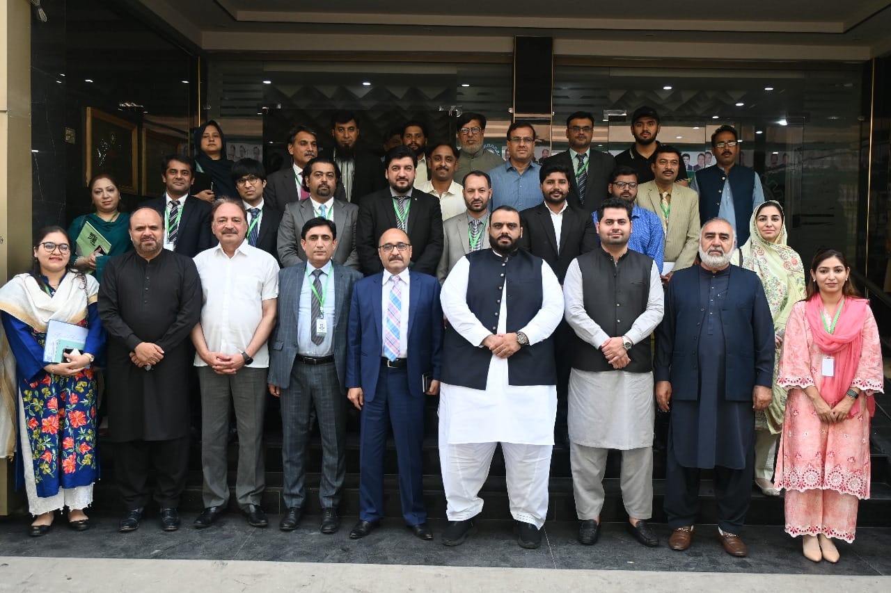A delegation of Senior Management Trainees Officers from the National Institute of Management visited GCCI.