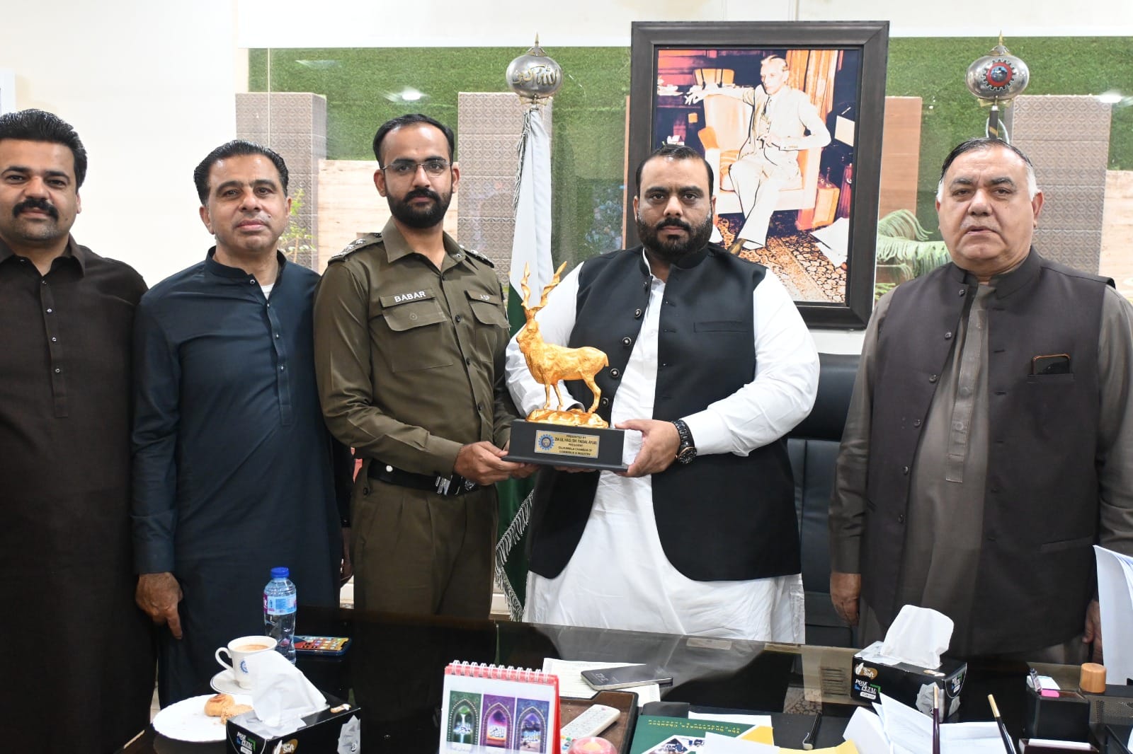 Assistant Superintendent of Police Model Town visited GCCI.