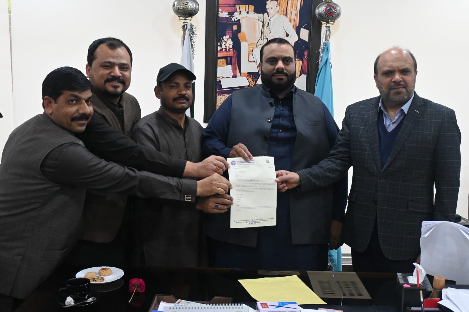 President GCCI presented Chairman Standing Committee Notification to GCCI Member