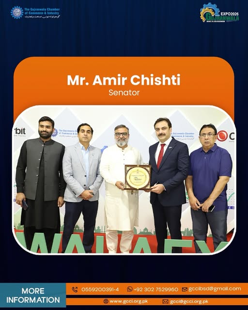 Made in Gujranwala 2026 was honoured by the visit of Mr. Amir Chishti, Senator, at the Karachi Expo Centre.