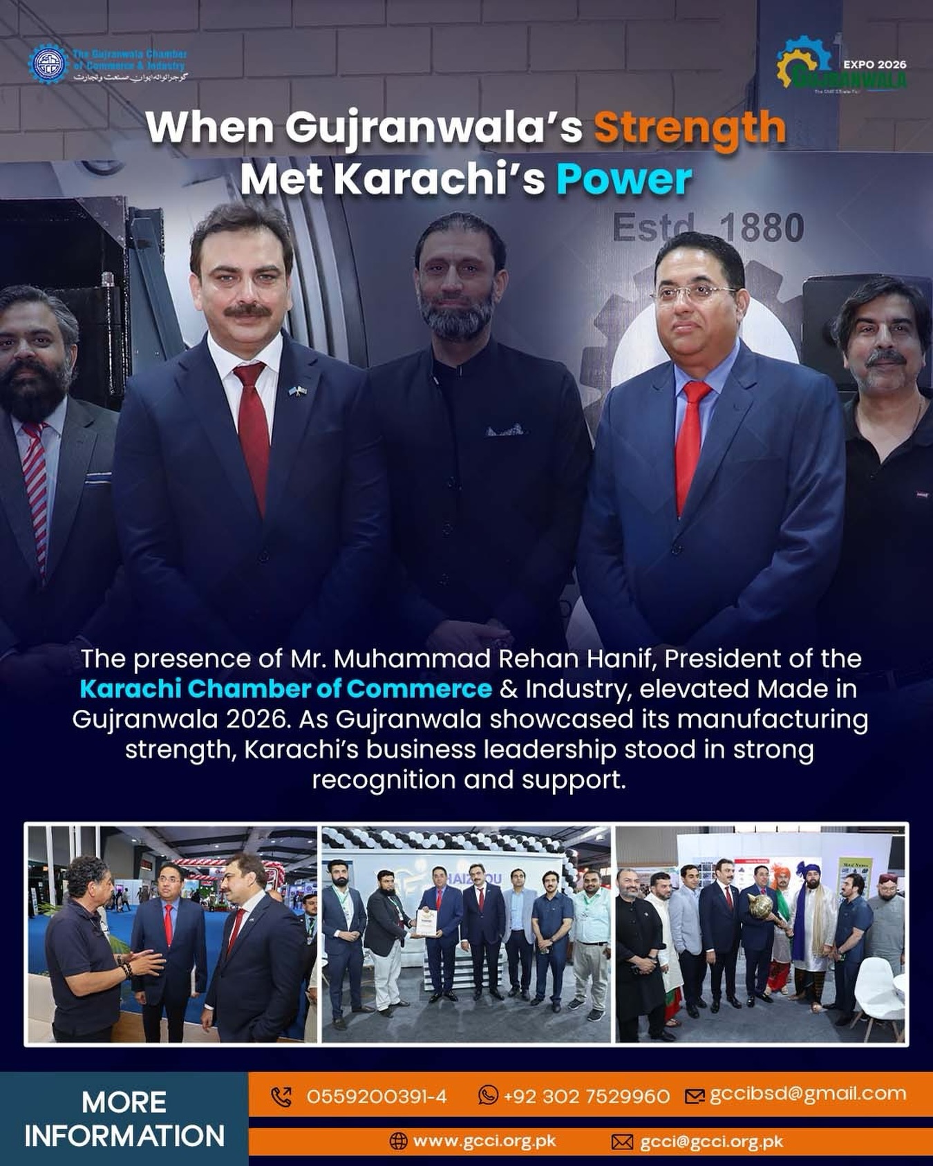 We were honoured to host a meaningful meetup between GCCI and KCCI, bringing together two major business forces on one platform. The engagement reflected a shared commitment to strengthening trade ties, encouraging industrial collaboration, and building stronger inter-city partnerships. 