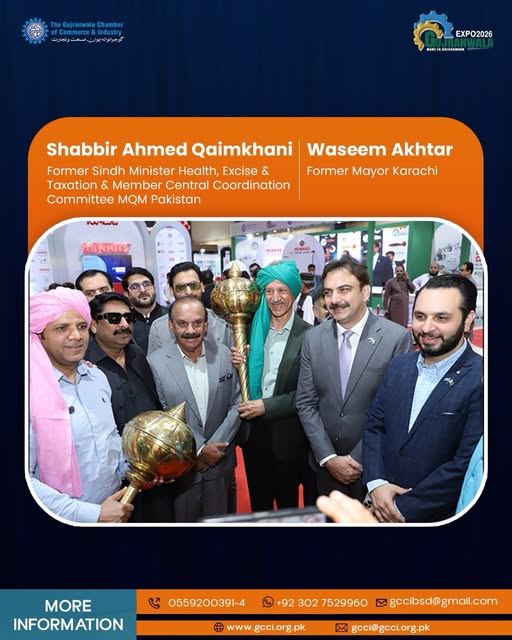A notable highlight of Made in Gujranwala 2026 was the visit of Waseem Akhtar and Shabbir Qaimkhani, whose engagement reinforced the importance of industry–government collaboration.