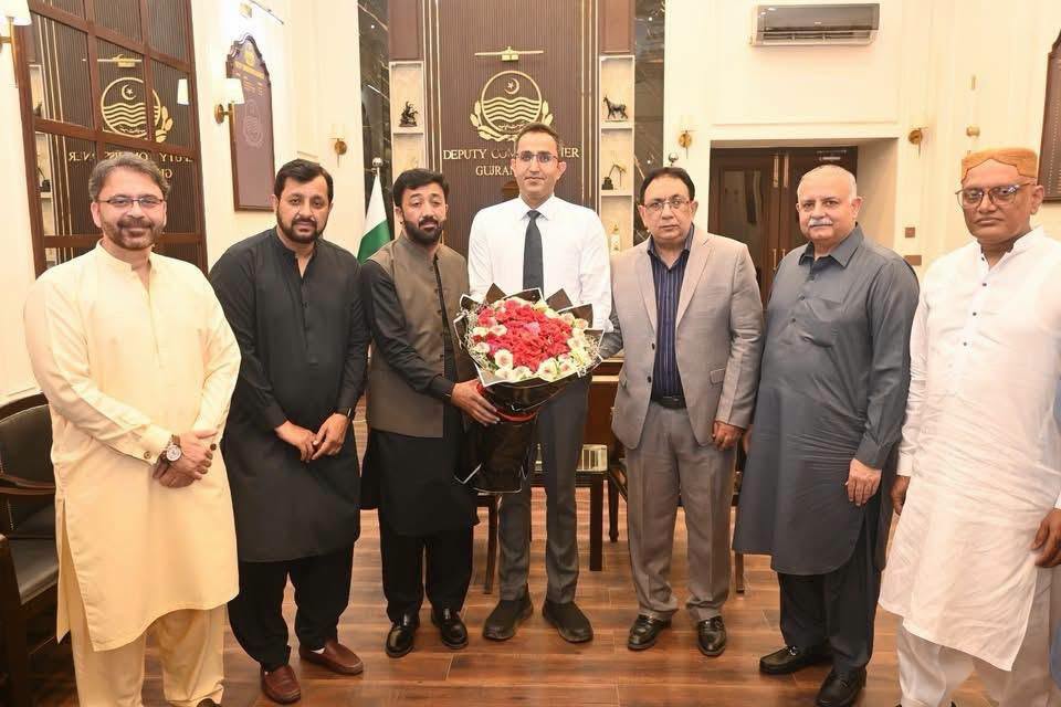 Gujranwala Chamber Delegation Holds an Introductory Meeting with the Deputy Commissioner of Gujranwala