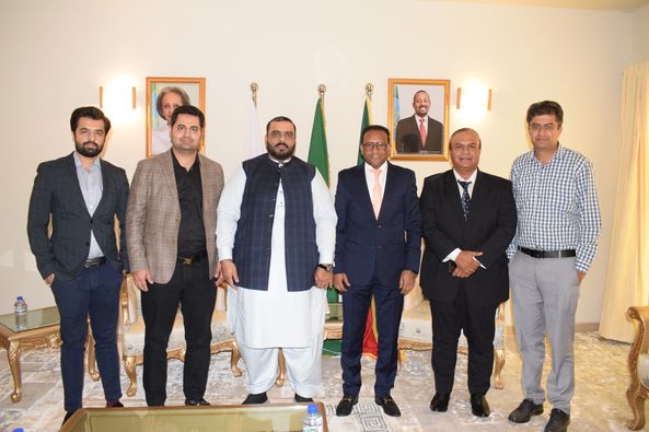 Office Bearers GCCI meeting with Ambassador of Ethiopia to Pakistan.